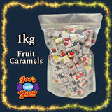 1kg Fruit Caramels Bag