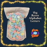 1kg Alphabet Letters - Retro