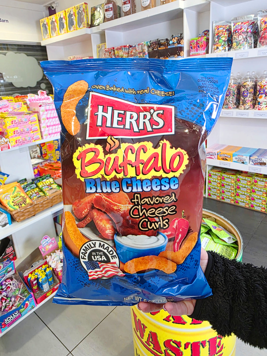 Herr's Buffalo Blue Cheese Curls - 6oz (170g)