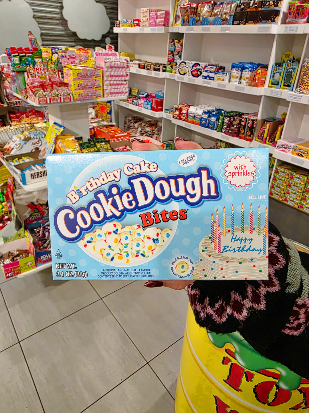 Birthday Cake Cookie Dough Bites Theatre Box - 3.1oz (88g)
