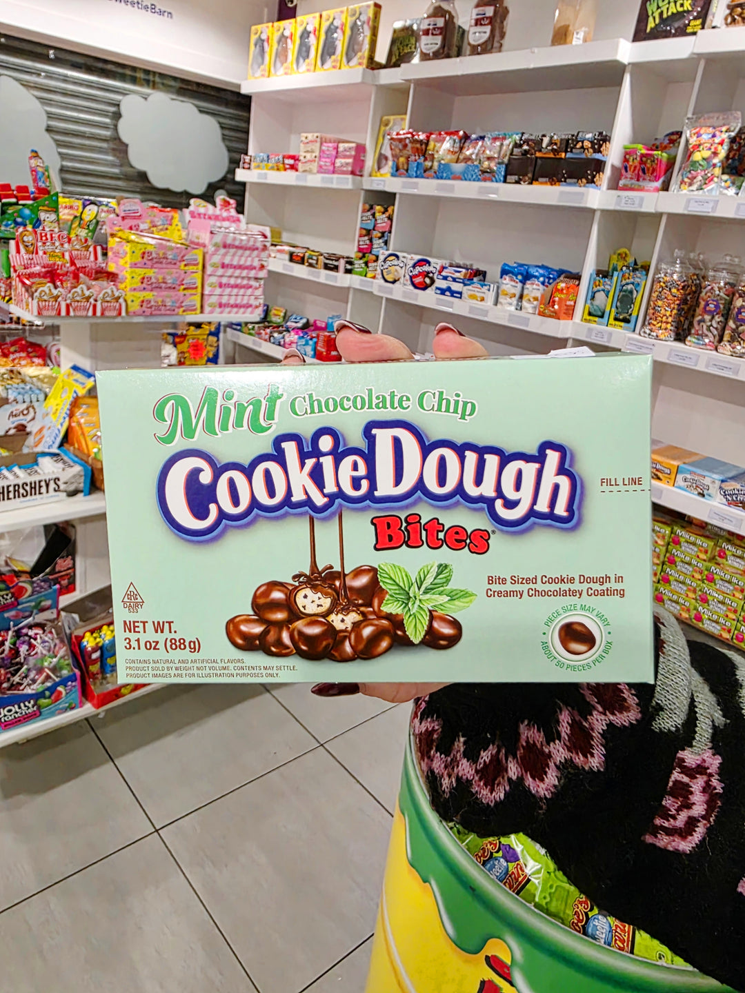 Cookie Dough Bites Mint Chocolate Chip - 3.1oz (88g)