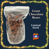 Giant Chocolate Bears 350g Bag
