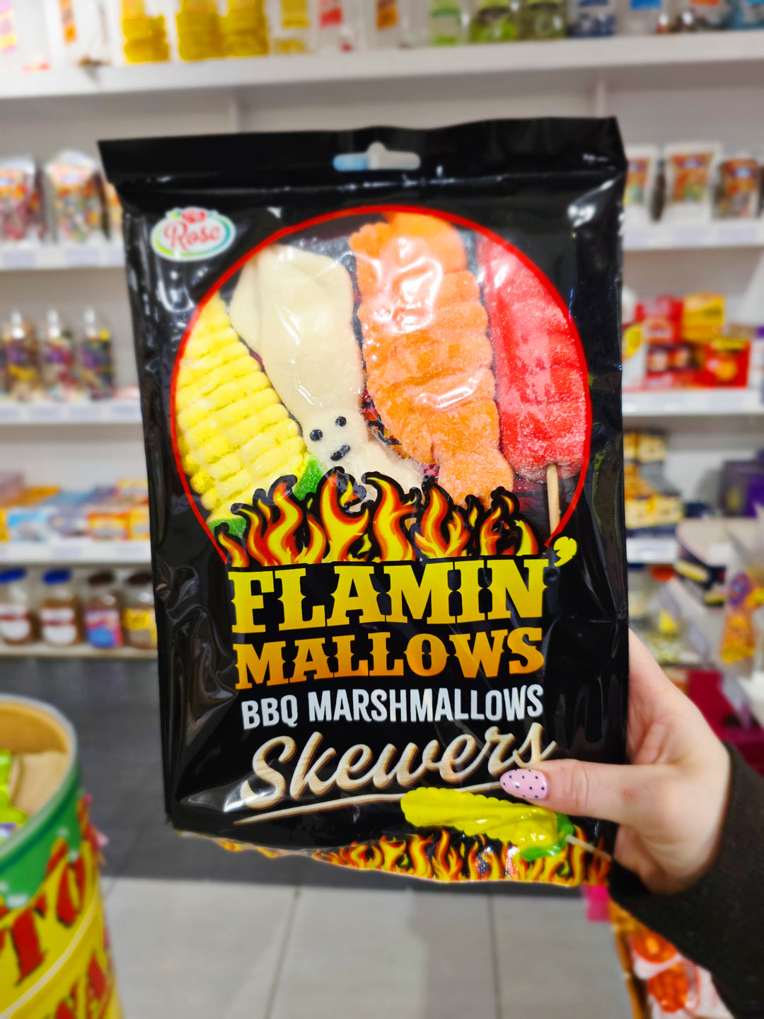 Flamin Mallows Skewers 4 pack