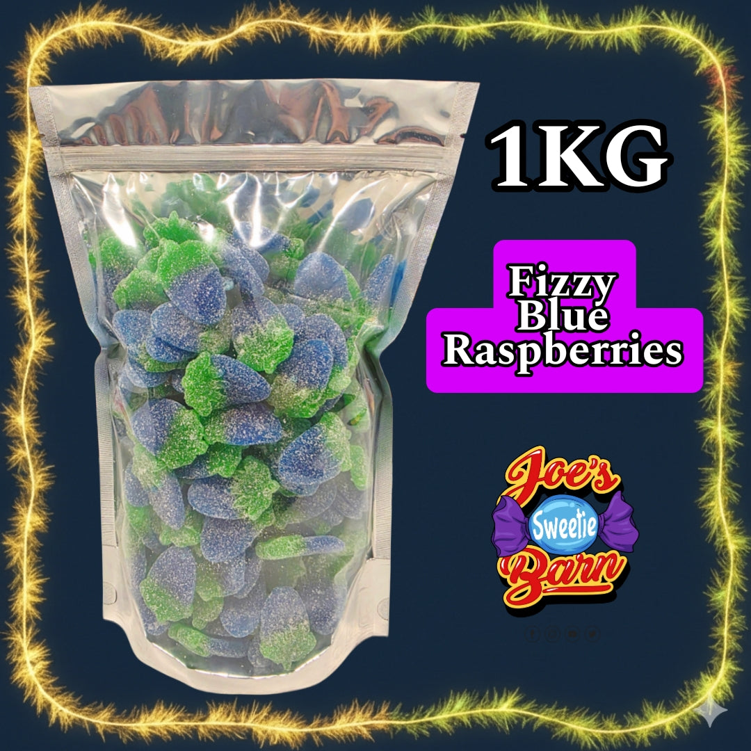 1kg Fizzy Blue Raspberries