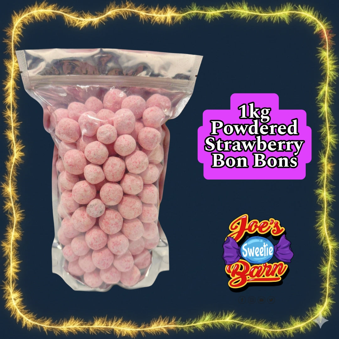 1kg Powdered Strawberry Bon Bons