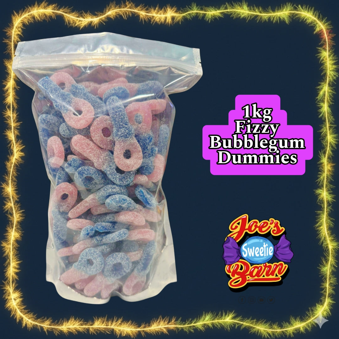 1kg Fizzy Bubblegum Dummies