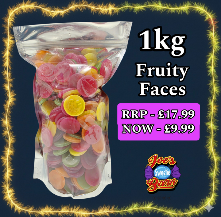 1kg Fruity Faces Bag