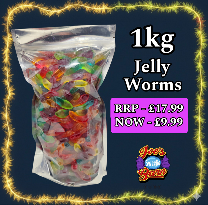 1kg Jelly Worms Bag
