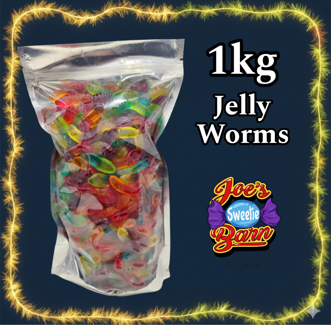 1kg Jelly Worms Bag