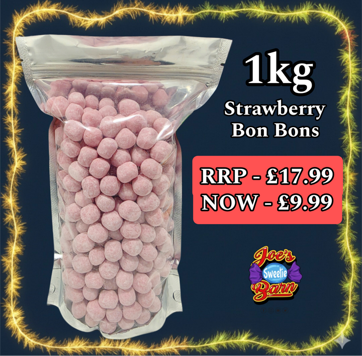 1kg Strawberry Bon Bons