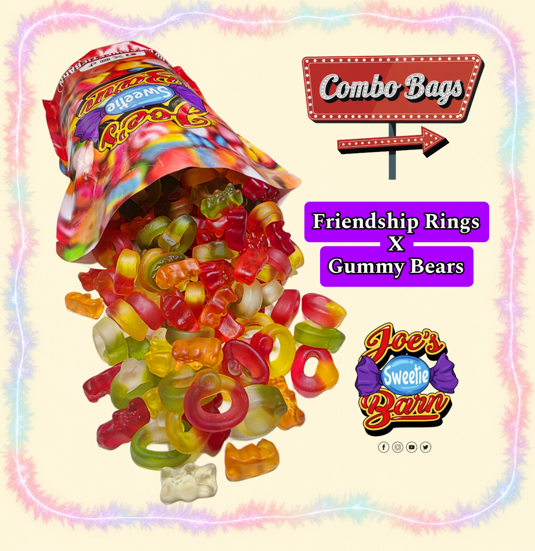 Haribo Friendship Rings x Gummy Bears 600g Combo Bag