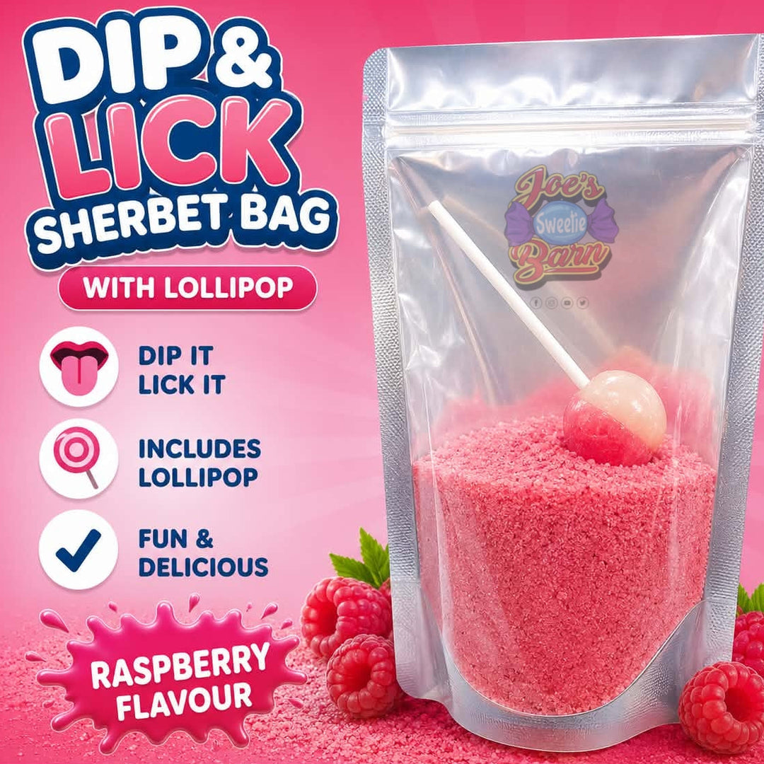 **New** Dip & Lick Bag Raspberry