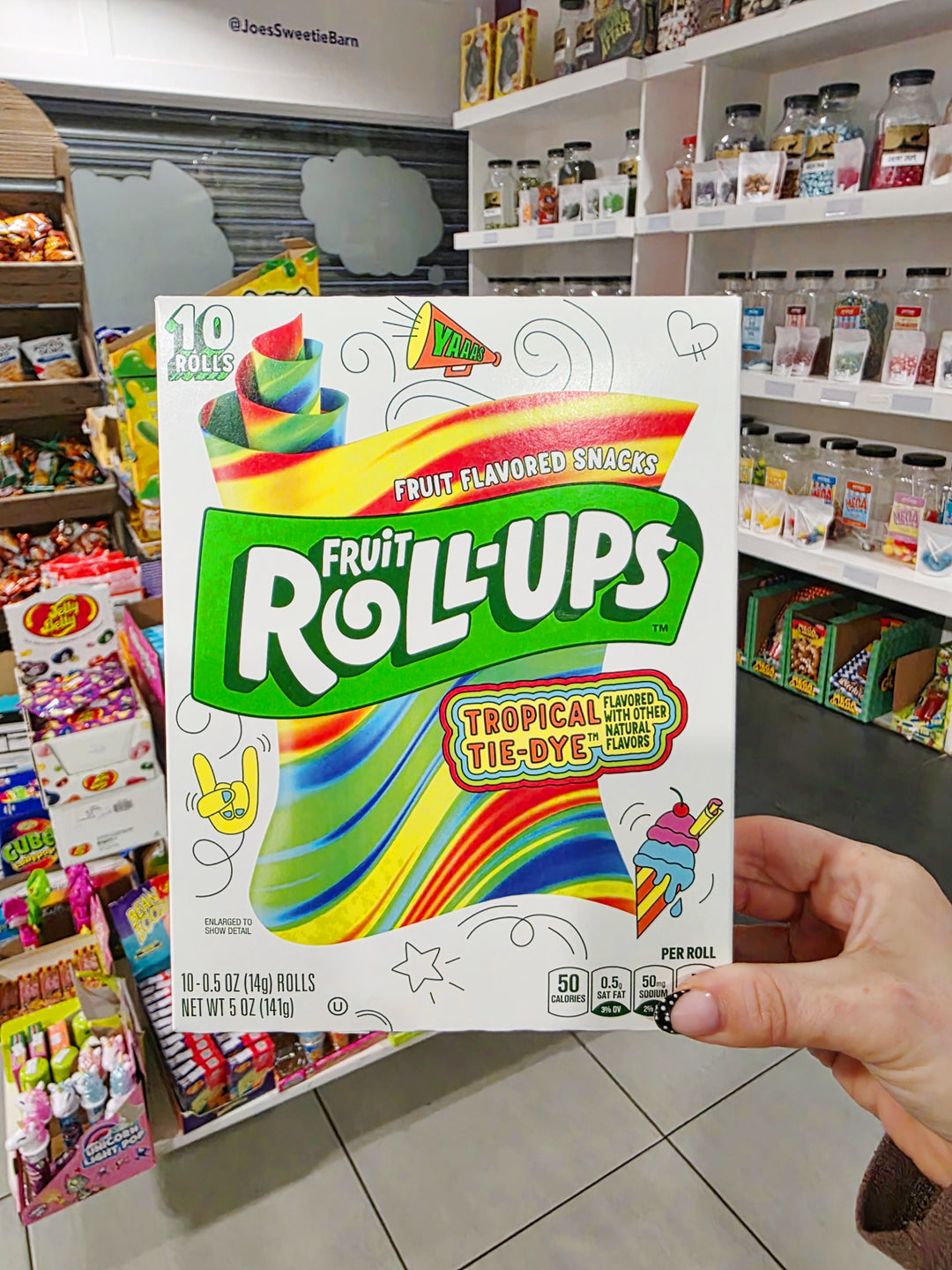 Betty Crocker Fruit Roll-Ups Tropical Tie-Dye - 5oz (141g)