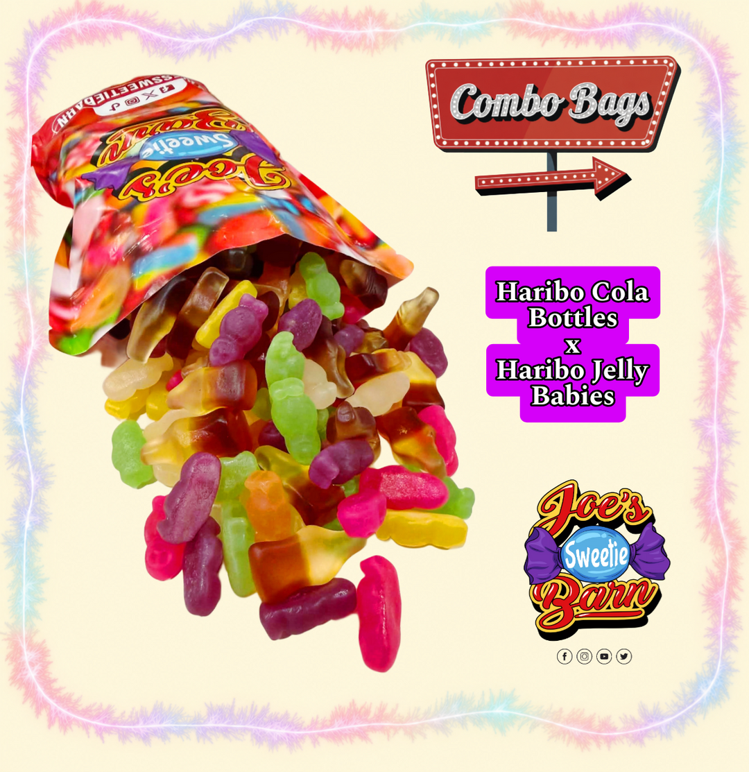 Haribo Jelly Babies x Cola Bottles Combo Bag 600g
