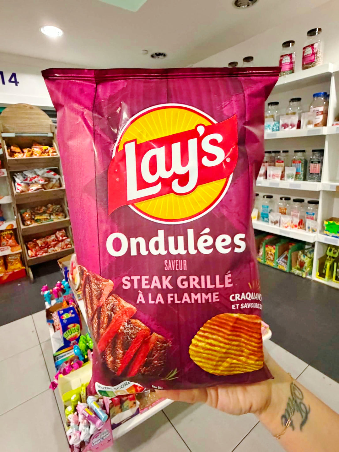 Lays Ondulées Steak Grille 120g