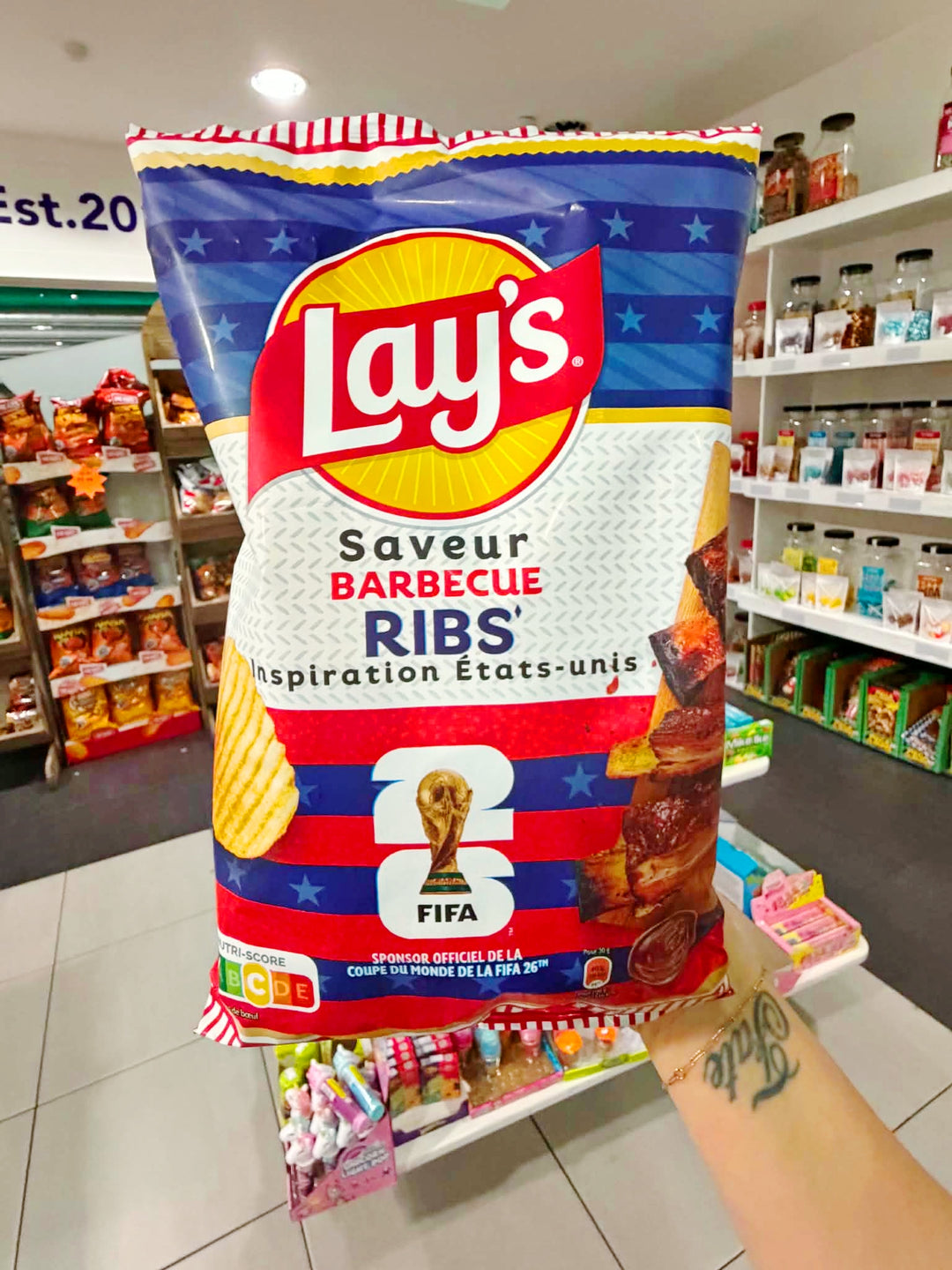 Lays FIFA World Cup BBQ Ribs 120g