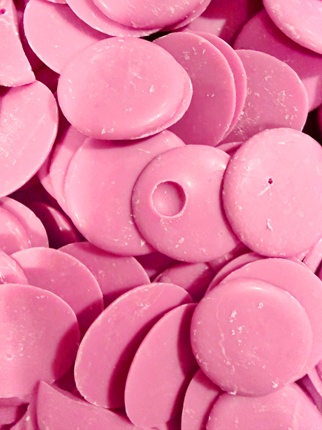 Pink Strawberry Chocolate Buttons 100g