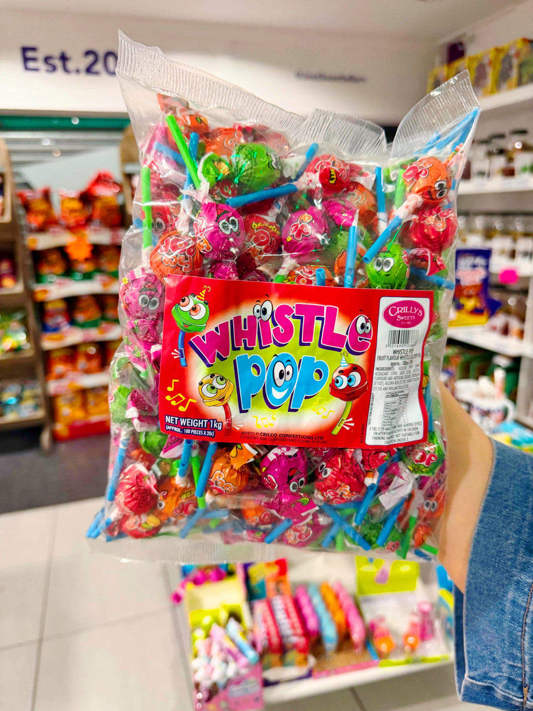 1kg Whistle Pops