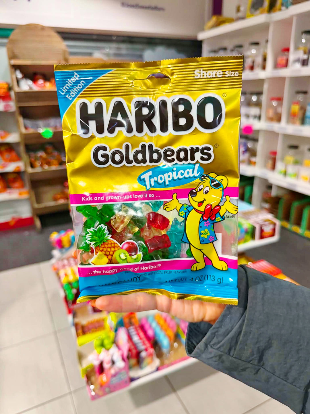 Haribo Limited Edition Gold Bears Tropical - 4oz (113g)