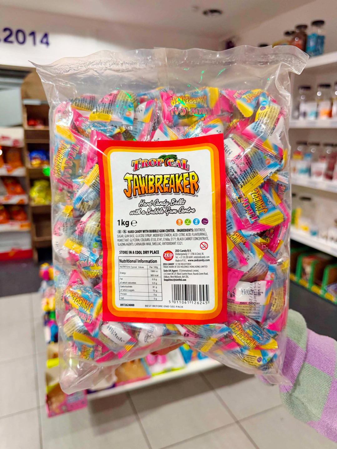 1kg Jawbreakers Tropical - Best Before 17/07/26