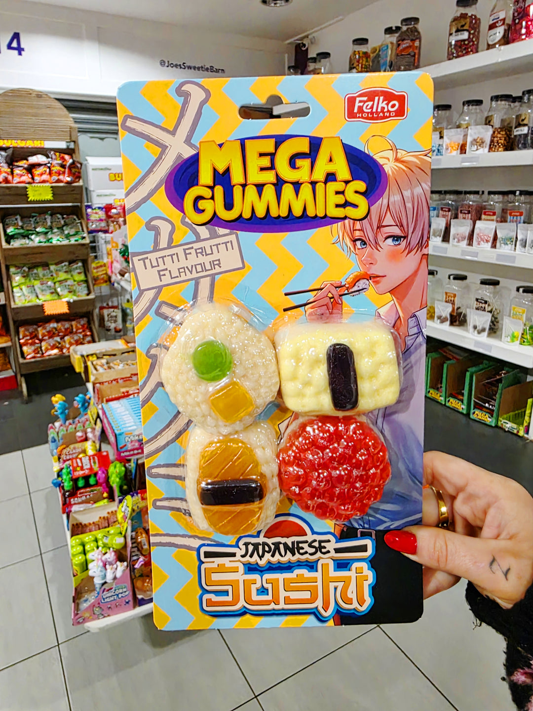 Mega Gummies Japanese Sushi 120g