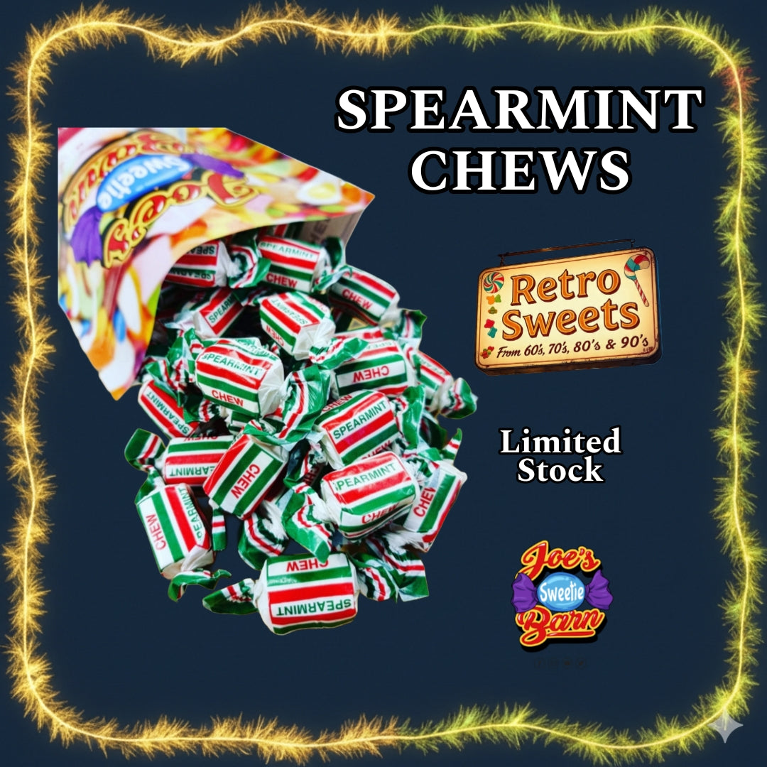 Retro Spearmint Chews Sweets Bag