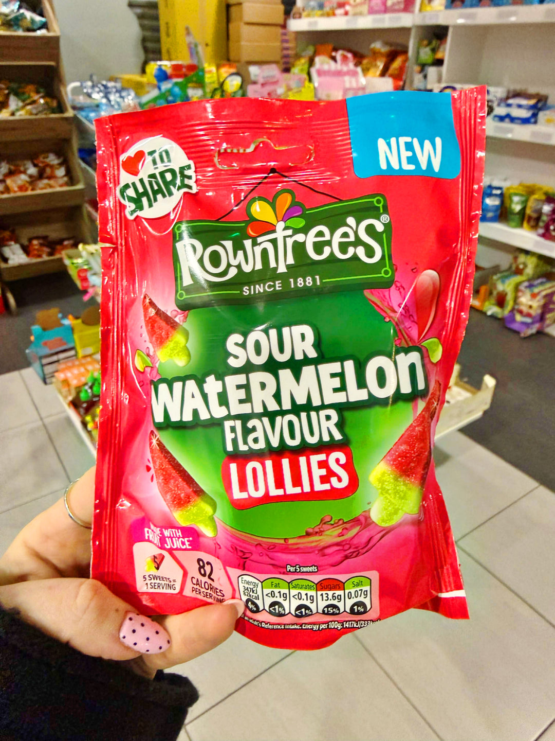 Rowntree's Sour Watermelon Lollies