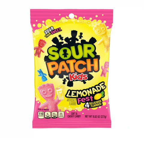 Sour Patch Kids Lemonade Fest 227g - BB 26/06/24