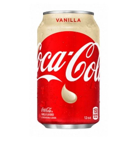 Coca Cola Vanilla 355ml - Best Before 27/01/25