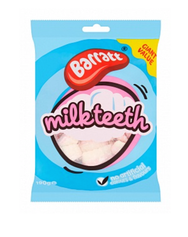 Barratt Milk Teeth 190g - Best before 30/04/25