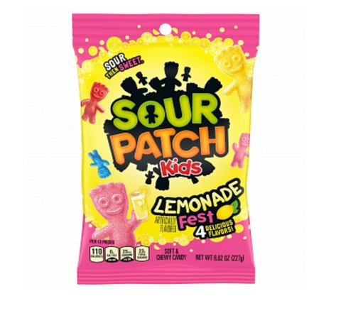 Sour Patch Kids Lemonade Fest 227g - Best Before 11/07/25