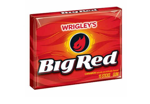 Big Red Cinnamon Chewing Gum 41g - Best Before 23/07/24