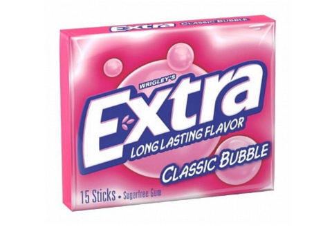 Extra Gum Classic Bubble 41g - Best Before 30/07/25