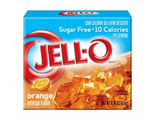 Jell-O Sugar Free Orange 9g - Best Before 12/08/25