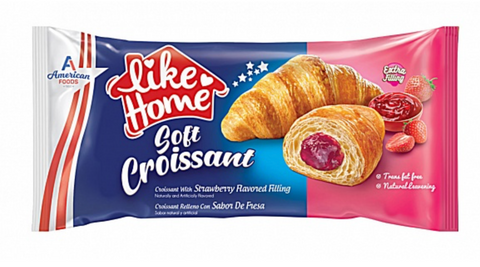 Like Home Soft Croissant Strawberry 55g - Best Before 12/08/25