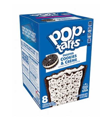 Pop-Tarts Frosted Cookies & Creme 384g - Best Before 15/08/25