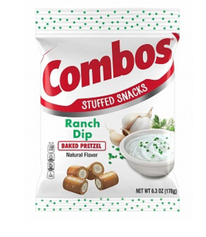 Combos Baked Pretzel Ranch Dip 179g - Best Before 31/08/25