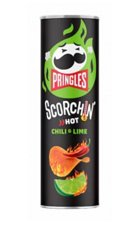 Pringles Scorchin' Chili & Lime 158g - Best Before 16/09/25