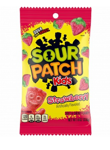 Sour Patch Kids Strawberry 227g - Best Before 25/09/25