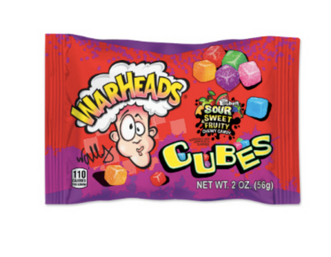Warheads Cubes 57g - Best Before 30/09/25