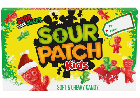 Sour Patch Kids Christmas Theatre Box 88g - Best Before 06/07/25