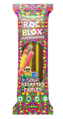 Rocblox Sour Assorted Cables - 170g