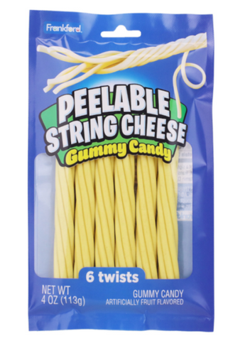 Frankford Peelable String Cheese Gummy Candy - 4oz (113g)