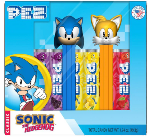 Pez Sonic The Hedgehog Gift Set - 1.74oz (49.3g)