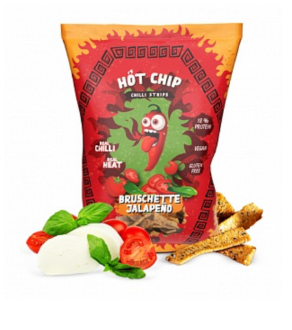 Hot Chip Chilli Strips Bruschette Jalapeño 80g - Best Before 11/12/25