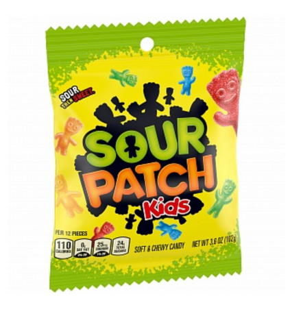 Sour Patch Kids 102g - Best Before 15/12/25