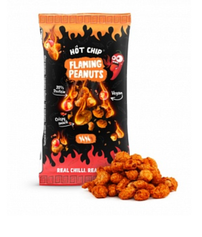 Hot Chip Peanuts Flaming 70g - Best Before 31/12/25