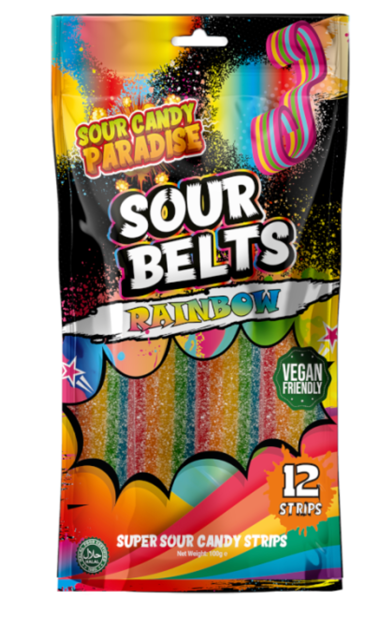 Sour Belts Rainbow - 100g