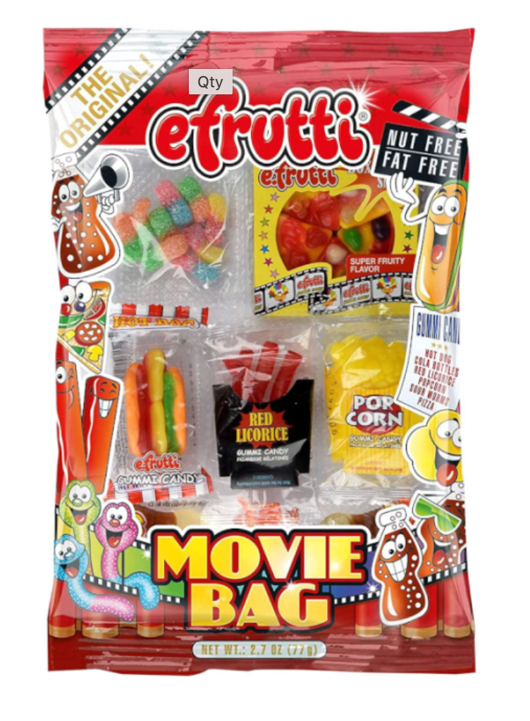 eFrutti Gummi Movie Bag - 2.7oz (77g)
