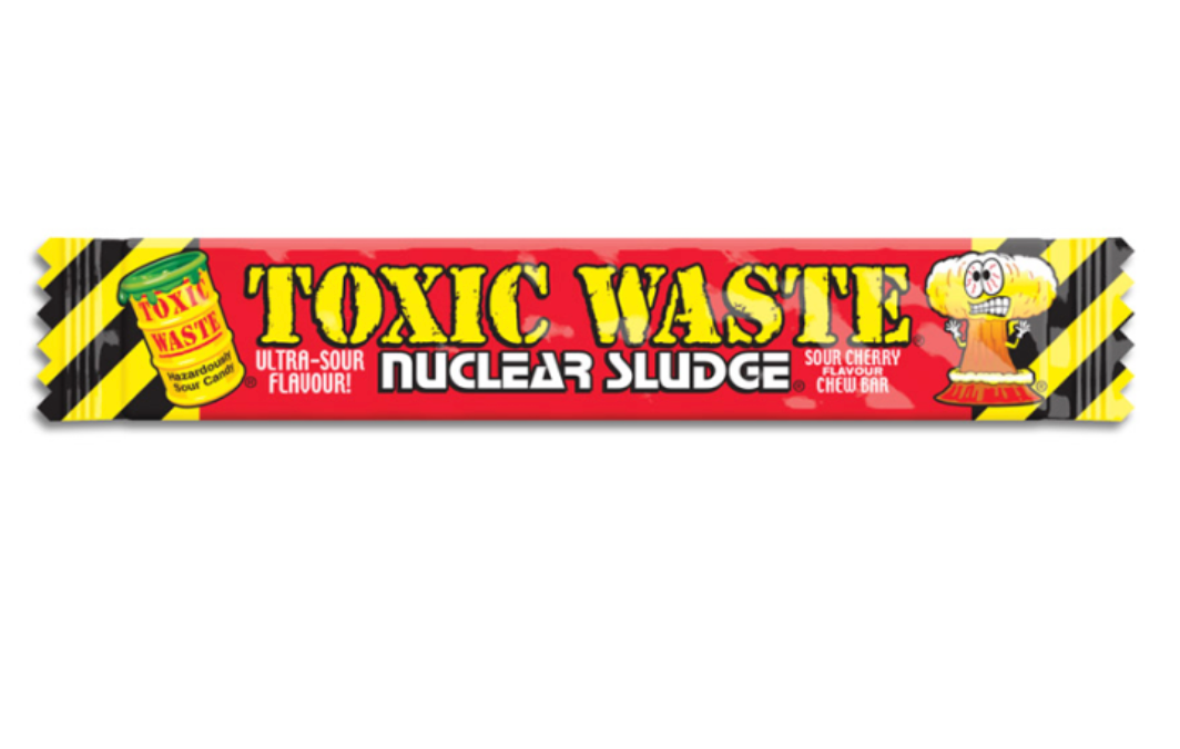 Toxic Waste Nuclear Sludge Chew Bar Sour Cherry 0.7oz (20g)